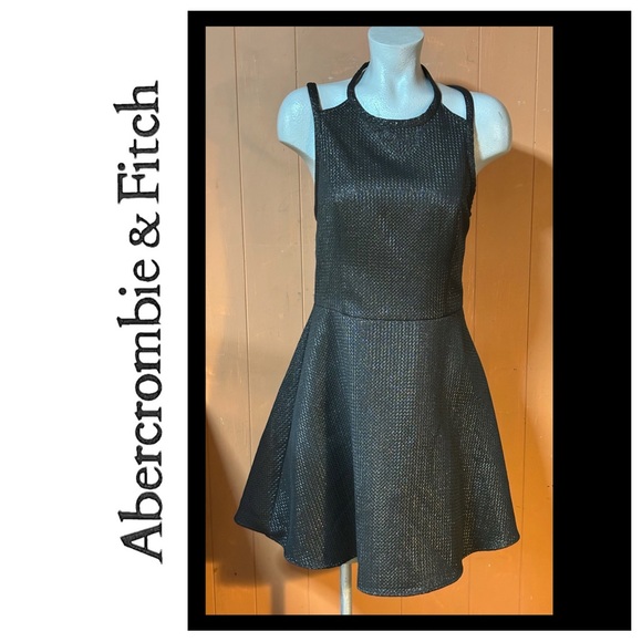 Abercrombie & Fitch Dresses & Skirts - A&F Abercrombie & Fitch Black Metallic Party Dress L